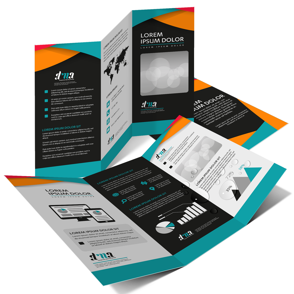 Glossy Business Advertising Flyers and Brochures